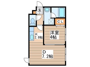 ＨＯＰＥ月寒中央Ｂの物件間取画像